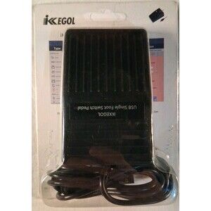 iKKEGOL USB Foot Pedal, USB Single Foot Switch Game Control, One Key Programm...